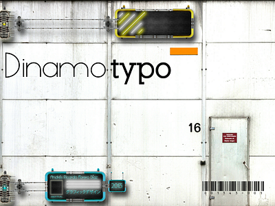 Dinamotypo city dribble futuristic illustrator industrial inspiration lights neon. photoshop