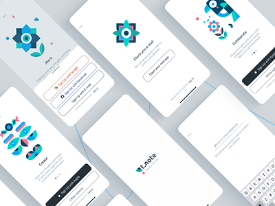 Notes Mobile App iOS (onboarding)