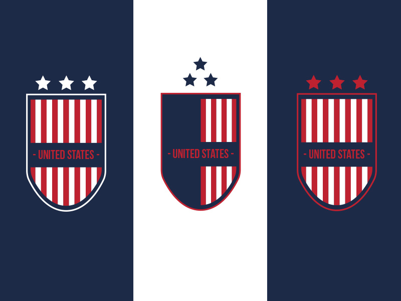 USA Soccer Badge football badge usmnt uswnt soccer usa