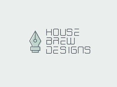 House Brew Designs Logo house brew designs logo typography vector
