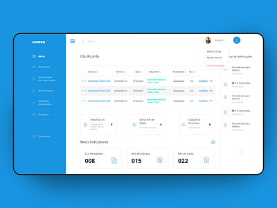 Foreign Trade Dashboard app design typography uidesign web