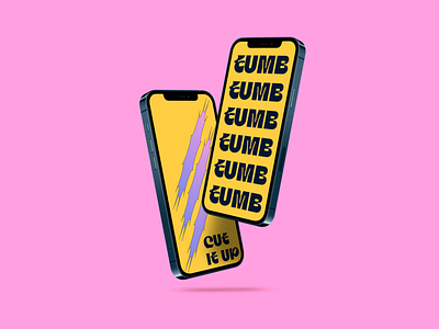 Tumb on some Phones 80s 90s bold font display font font inktrap retro typeface