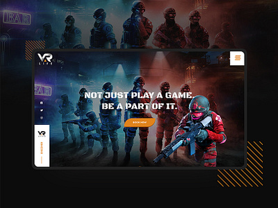 VAR LIVE | VR Gaming Studio - Website Design design icon illustration ui uidesign uiux user experience user interface design userinterface ux virtual reality vr web design website website design