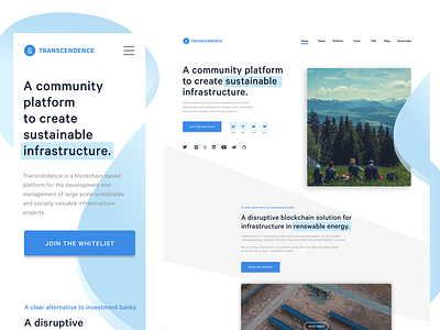 Transcendence Blockchain branddesign branding mobile ui design user experience ux ux ui ux design