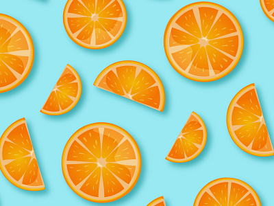 Oranges pattern illustration adobe illustrator art digital art illustrations orange patterns vector