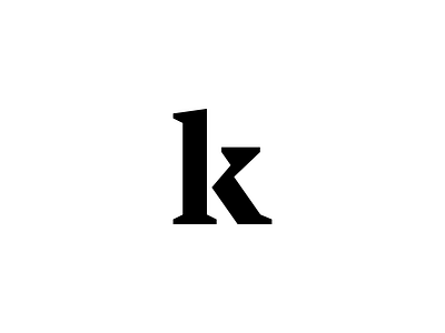 'K' logomark exploration