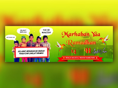 Banner Ramadan of "Masjid Al Hidayah"