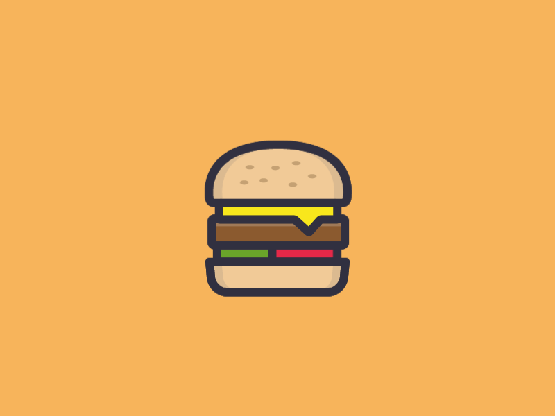 Royale with cheese animation burger cheeseburger hamburger icon