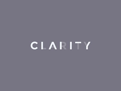 Clarity beyondthegrave branding clarity logo mark vision