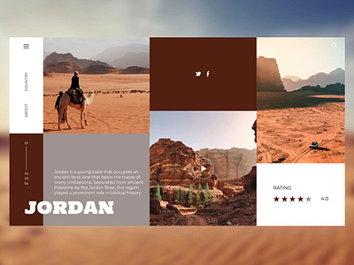 Jordan design minimal typography ui ux web webdesign website