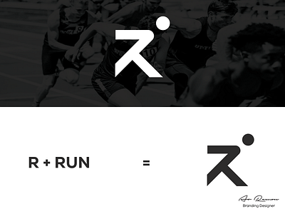 R + Run logo