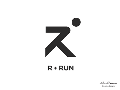 R + Run logo