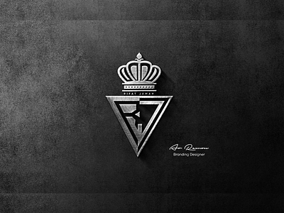 RJ Logo design human icon illustration logo name logo realistic logo design rj