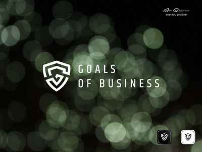 GOALS OF BUSINESS app branding brandlogomark glogo graphic design ico icon illustration illustrator logo logo type logodesign logomark