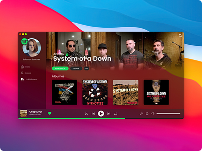 Redesign UX/UI Spotify App