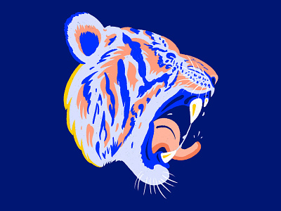 Tiger animal illustration tiger