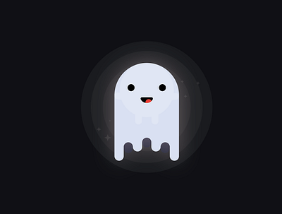 Ghost cute cute art design flat ghost graphics icon illustration minimal personal project vector