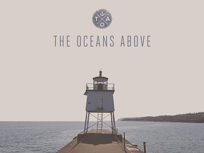 The Ocean's Above design music photography single cover type