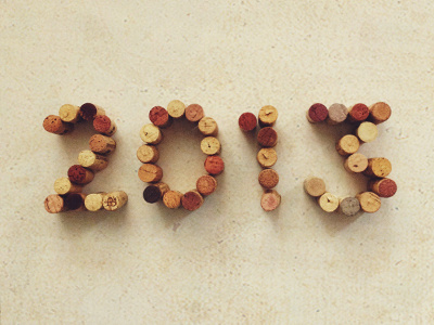 2013 - To Resolve Project 2013 cork new year resolution to resolve typography wine