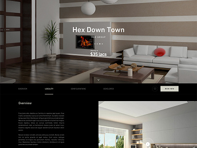 Dedicated Real Rebound [Dark Version] branding dedicated design housing project rebound typography ui ux web website