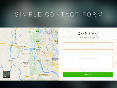 Simple Web Contact Form bootstrap bootswatch contact contact form form ui web website