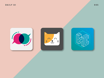DailyUI 005 • App Icon • UI design app design app icon cat daily ui challenge icon design interface design logo ui design ui ux