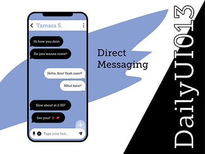DailyUI 013 - Private Message