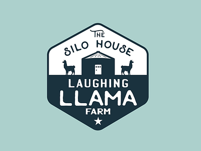 The Silo House at Laughing Llama Farm branding ciaburri brand country farm llamas logo design silo tc texas