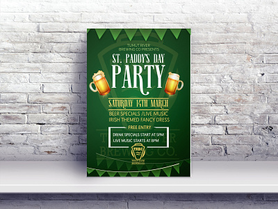 St Paddy's Day adobe illustrator banner design graphicdesign poster design saint patricks day