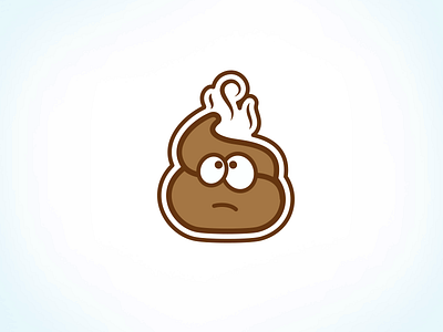 Scratch n Sniff - Poo character design illustration manure poo smelly sticker vector