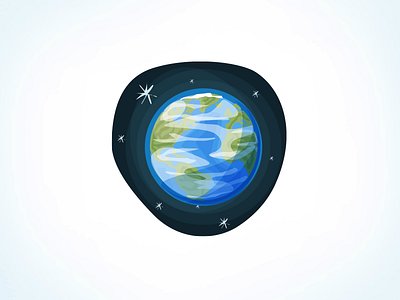 Earth earth illustration planet space vector