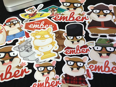 Ember Stickers - Tomster