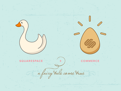 The Goose that Laid the Golden Egg - Squarespace character design egg goose icon illustration squarespace commerce vector
