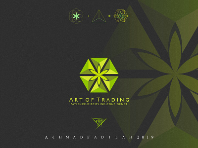 Art of Trading logo concept coreldraw floweroflife graphicartist graphicdesign hitvmku logo logoconcept logodesign logodesigner logomark logos symmetrical symmetry vector