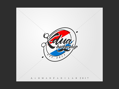 K-dua Barbershop design logo logodesigner logodesigns