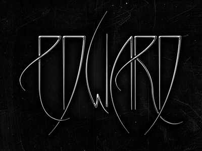 Edward Scissorhands design edward edward scissorhands ilustration typeface typography