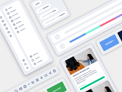 UI kit for Platform Learning