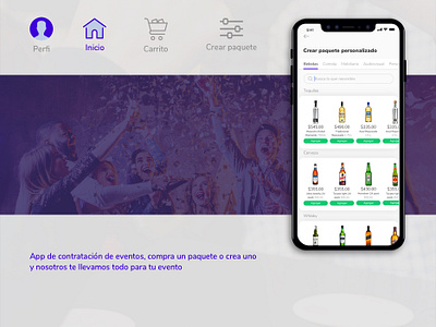 Fiestapp Portafolio product design ui design ux ux design