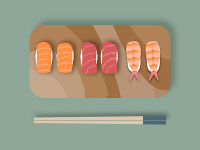 Sushi flatdesign illustration sketch vector vector illustration vectorart