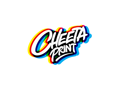 Cheeta Print Lettering Logo bakeroner branding calligraphy clothing label graffiti lettering lettering logo logo procreate typography vector