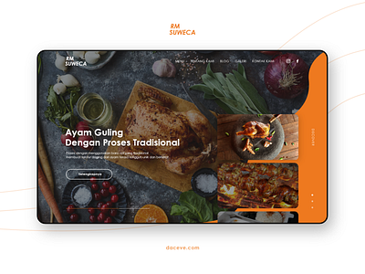 Landing Page - RM Suweca Bali design ui ux web website