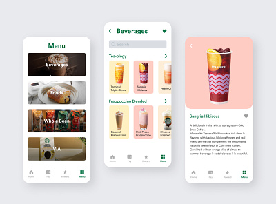 Starbucks UI UX Design app app design design starbucks ui ui design uidesign uiux ux ux design uxdesign
