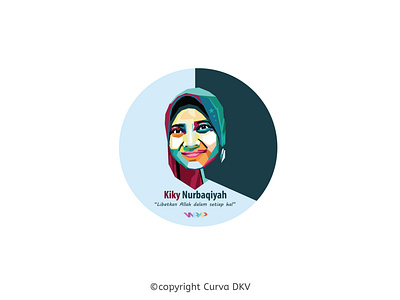 WPAP DESIGN KIKY NURBAQIYAH creative design graphic design line vector