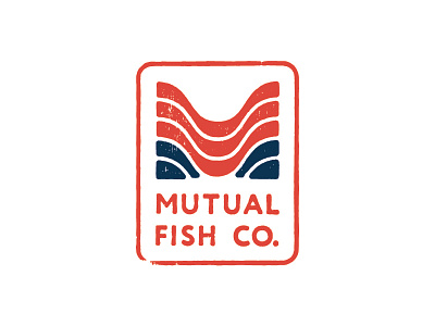 Mutual Fish Co. Logo branding logo mark