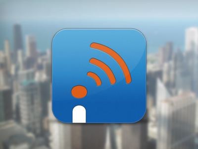 Beaconize iOS icon 1.2 city icon icons identity ios iphone logo shape texture