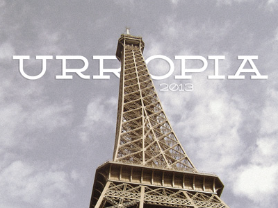 Urropia - We are leaving on a eurotrip for 6 months! font photography type typography