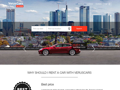 Verus cars car rent tesla web