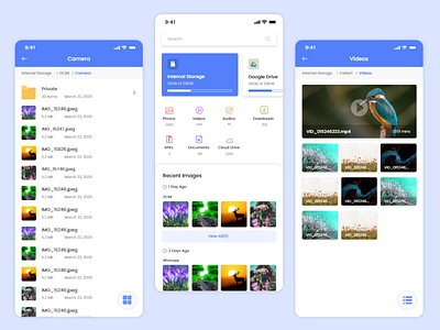 File Manager concept UI