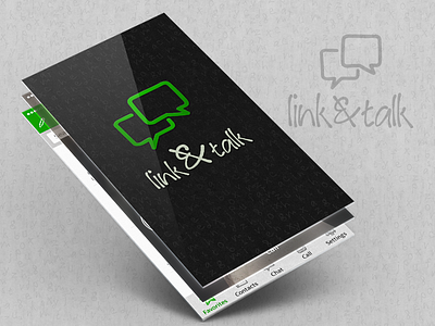 link&talk - Chat App chat favorite interface ios iphone message redesign sketch talk ui ux whatsapp