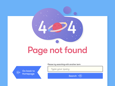 404 Page animation branding design faridabad halfpica illustration typography ui vector web